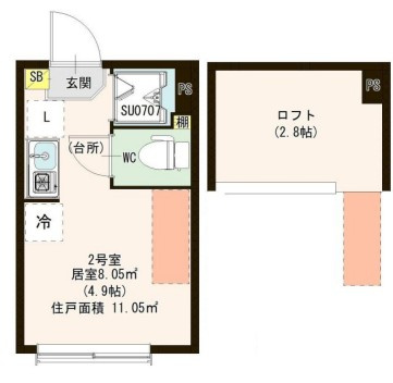 【間取り】 | ラメット千歳烏山