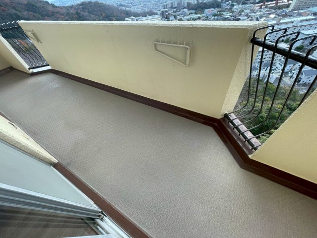 プラザ翠光のバルコニー