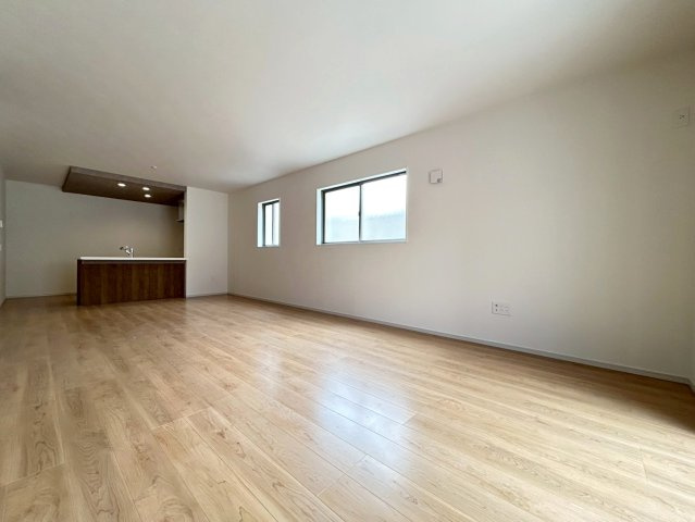 【商談中】新築戸建　一宮市木曽川町5期　全4区画分譲の居間・リビング|リビング別角度