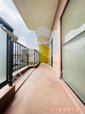 【バルコニー】 | マルニコーポ都島第4 | 同マンション別部屋　参考写真