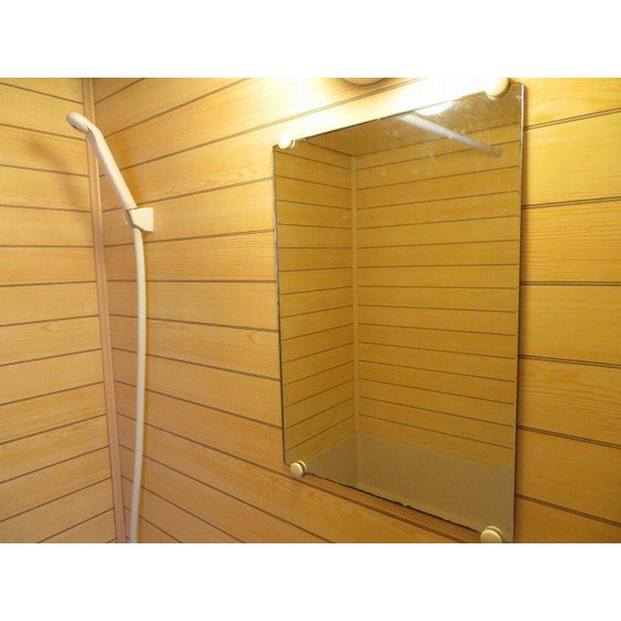 カーシュ上馬の浴室|浴室鏡