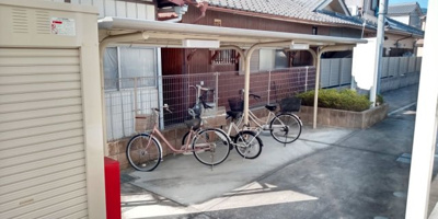 【その他共用部分】 | レオネクストＰＬＡＴＩＮＵＭ | 屋根付き駐輪場