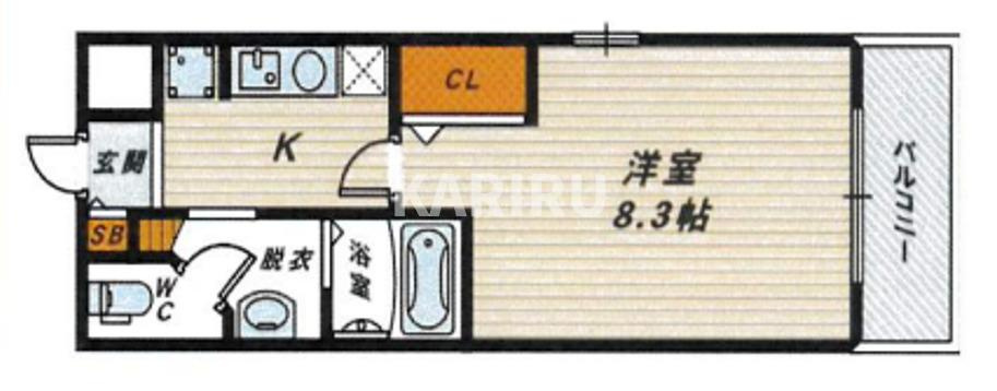 グランドステージ大阪城北の間取り