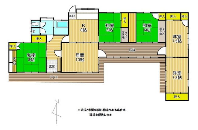 【間取り】 | 白銀売家