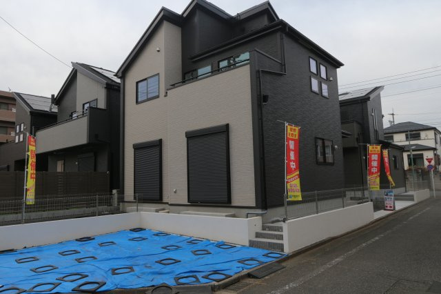 【GRAFARE　ZEH水準仕様】小平市栄町７期の外観|WIC＋SIC＋パントリーなど収納充実プラン♪