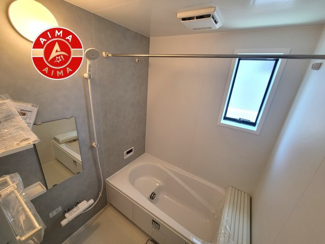 古賀市天神4丁目第3-1棟（1号棟）の浴室|1日の疲れを癒してくれる広々バスルーム。雨の日のお洗濯にも大活躍な浴室乾燥機付です！
