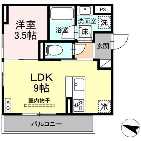 【間取り】 | ディアライズ春日町　A棟
