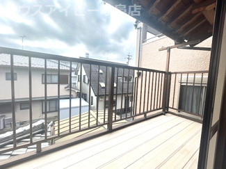 【バルコニー】 | 各務原市那加雄飛が丘！趣のある日本家屋の築29年！リフォーム済みです♪お車スペース2台可能！ | 各務原市那加雄飛が丘！趣のある日本家屋の築29年！リフォーム済みです♪お車スペース2台可能！