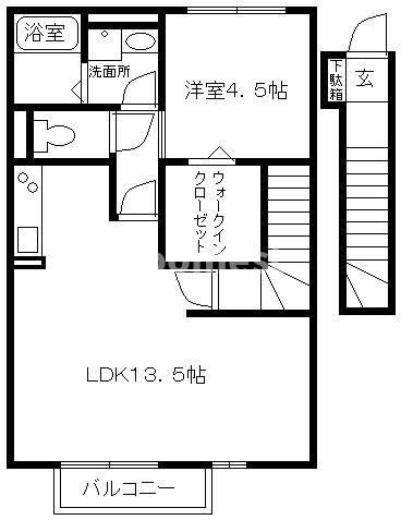 ウエストサイドスクエアの間取り