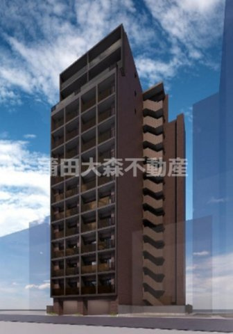 リテラス蒲田の外観パース