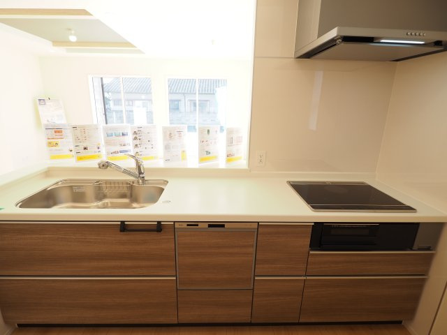 【キッチン】 | Blooming　Garden　伊達市梁川町中久保　２号棟 | ★内覧予約で新米4kg★