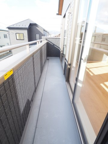 【バルコニー】 | Blooming　Garden　伊達市梁川町中久保　２号棟 | ★内覧予約で新米4kg★