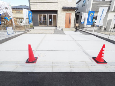 【駐車場】 | Blooming　Garden　伊達市梁川町中久保　２号棟 | ★内覧予約で新米4kg★