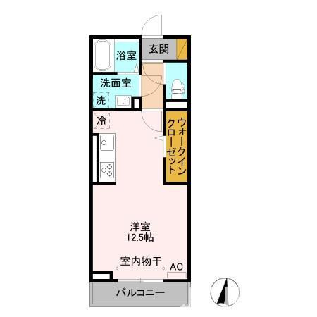 レフィナードCの間取り