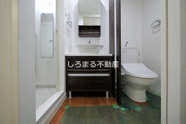 南堀江プライマリーワンの洗面所