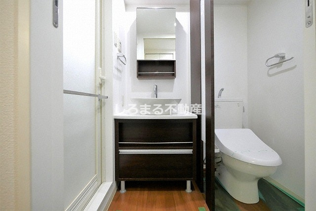 南堀江プライマリーワンの洗面所