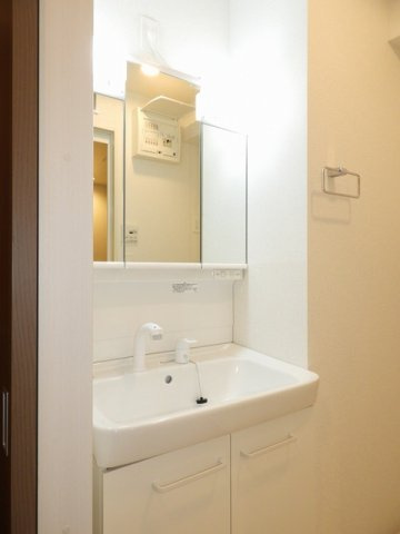 ウッドスプリング有田の洗面所