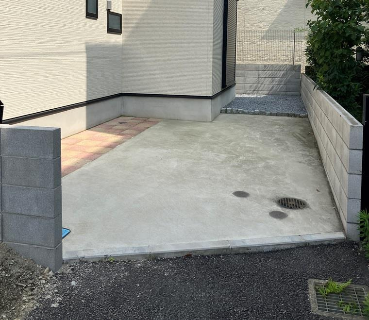 太田窪戸建の駐車場|駐車場があるので、車を買う予定の方も安心です