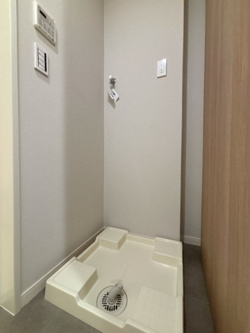 カーサ・ソンリエンテの洗面所|脱衣スペースもあります