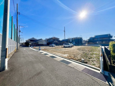 【前面道路含む現地写真】 | 阿弥　新築戸建　全９区画 | 【フラット３５Ｓ利用可能ですよ】固定金利ですので月々の支払が安定し、家計にゆとりが生まれますね！！