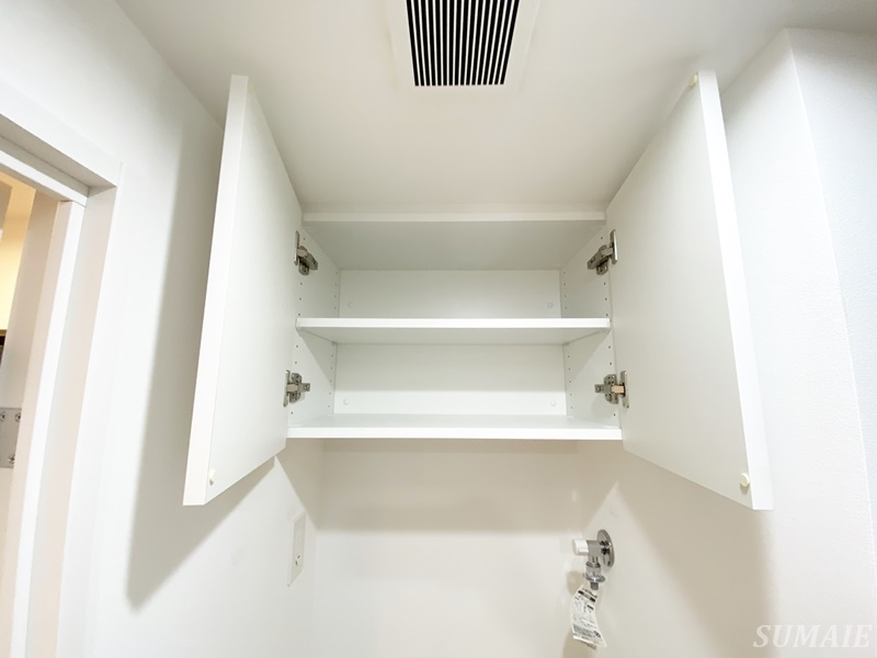BPRレジデンス王子の収納|洗濯機上収納です☆