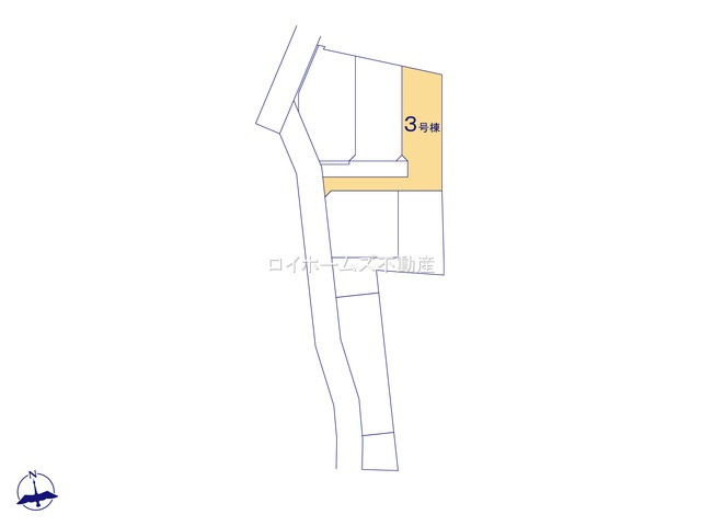 【区画図】 | 豊明市阿野町新切45-1『仲介料無料』新築戸建て | 3号棟