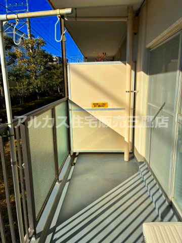 府中武蔵野ハイライズのバルコニー