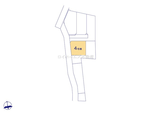【区画図】 | 豊明市阿野町新切45-1『仲介料無料』新築戸建て | 4号棟