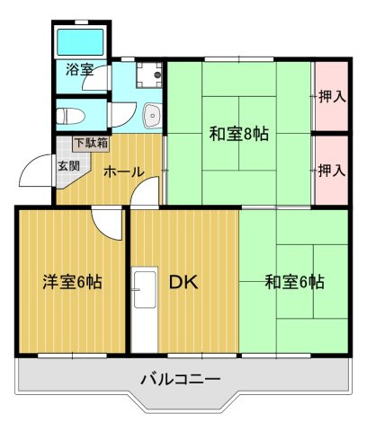 【間取り】 | ヴィラ・エクセル