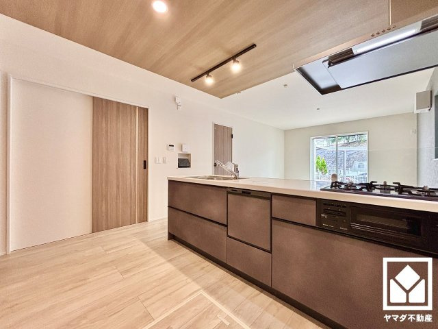 八幡市男山吉井　第１期１号棟のキッチン