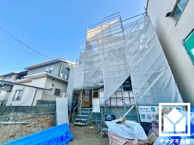 八幡市男山吉井　第１期１号棟の外観|12月20日　現地写真更新