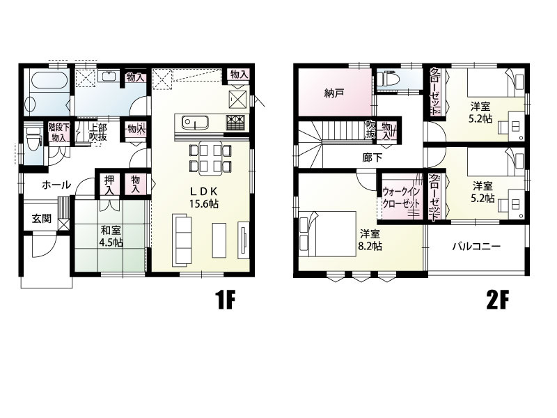 行田市大字持田砂原10号棟　配置図　道路幅7.1ｍの南道路接道の角地。車２台駐車可能！