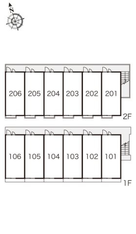 レオパレスＩＫＡＲＵＧＡの区画図