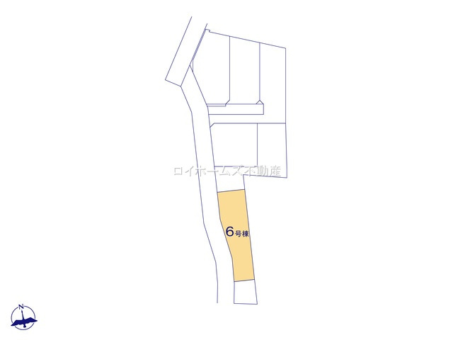 【区画図】 | 豊明市阿野町新切45-1『仲介料無料』新築戸建て | 6号棟