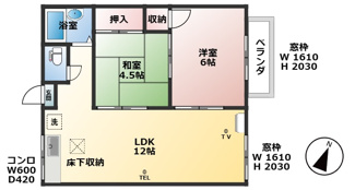 【間取り】 | メゾンムネチカ