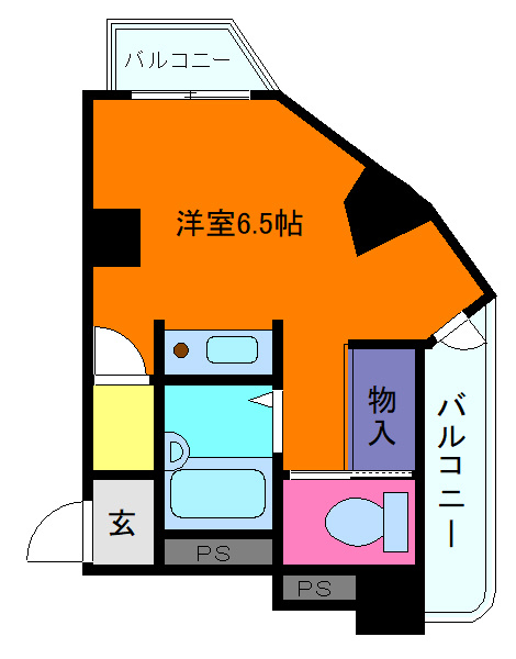 ヒルズ六甲の間取り