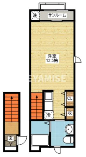 エアリー矢上の間取り