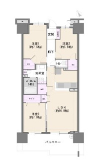 【間取り】 | プラウドシティ稲毛海岸レジデンス