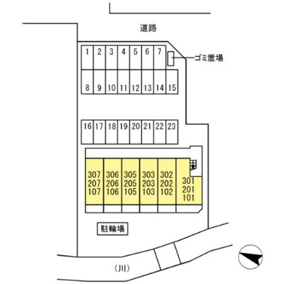 【区画図】 | ディアライズ春日町　C棟