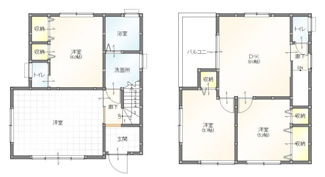【間取り】 | 城陽市寺田築留　中古戸建