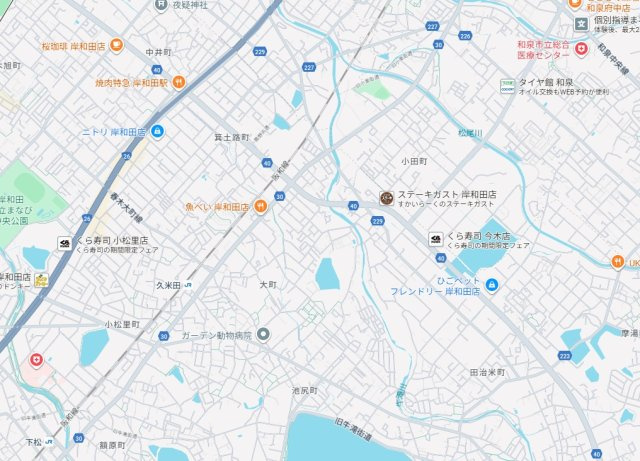 22(土)23(日)現地説明会！◆岸和田市西大路町　全5区画の地図