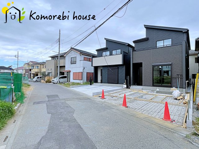 さいたま市見沼区島町　4期　新築一戸建て　グラファーレ　02の前面道路含む現地写真|3/19撮影済み