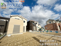 羽島市堀津町新築建売全2棟！敷地広々71坪！お車並列3台可能！広々お庭スペースあり！の画像