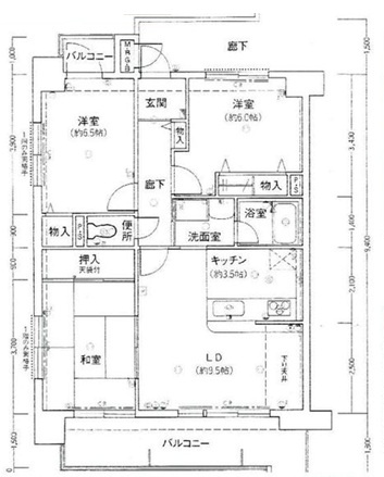 ネオハイツ花の北　JR播但線「野里駅」徒歩9分の間取り