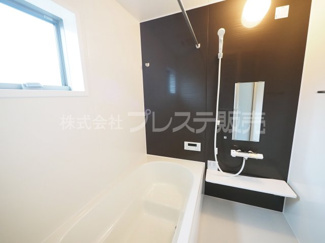 【浴室】 | 奈良市菅原町の新築一戸建 全７区画 | 現地写真（７号地浴室）浴室暖房乾燥機を標準装備！