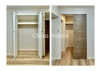 【収納】 | ヴィルヌーブ入谷 | 居室にはクローゼットを完備し、自由度の高い家具の配置が叶うシンプルな空間です。お子様の成長と必要になる子供部屋を与えるにはぴったりの間取りですね。