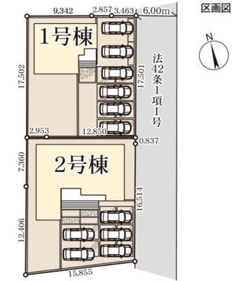 【区画図】 | Livele Garden.S寄居町富田　【平屋】新築住宅