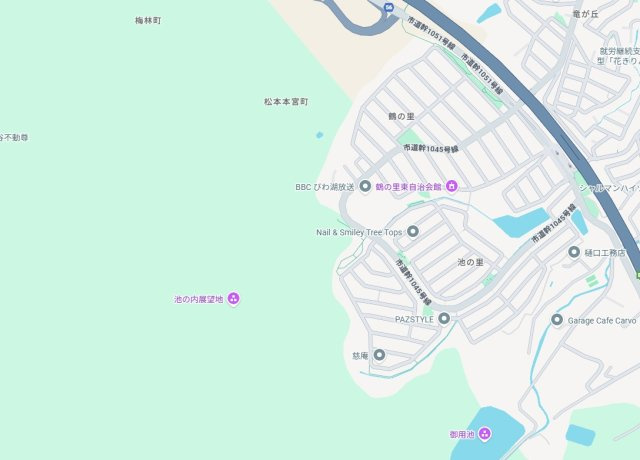 大津市鶴の里　第1期　新築一戸建ての地図