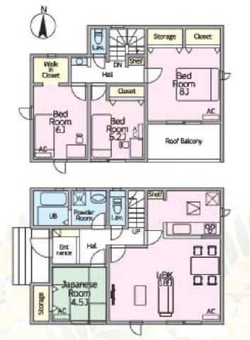 【間取り】 | 常滑市小倉町８丁目111『仲介料無料』新築戸建て | 1号棟