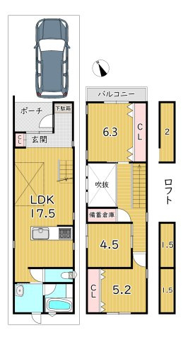 【間取り】 | K41324-大宮